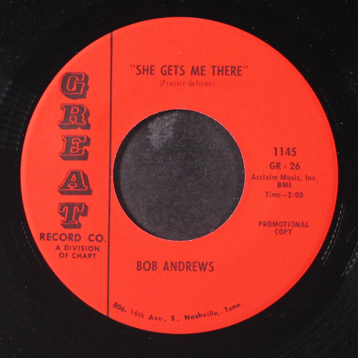 the town is red / she gets me there by BOB ANDREWS