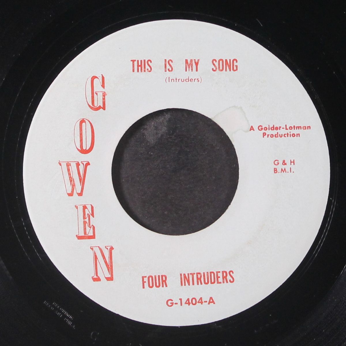this is my song / my baby by FOUR INTRUDERS