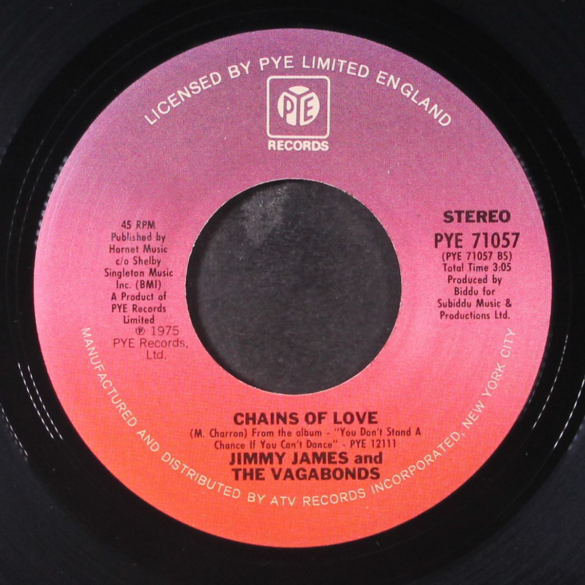 i am somebody / chains of love by JIMMY JAMES & VAGABONDS