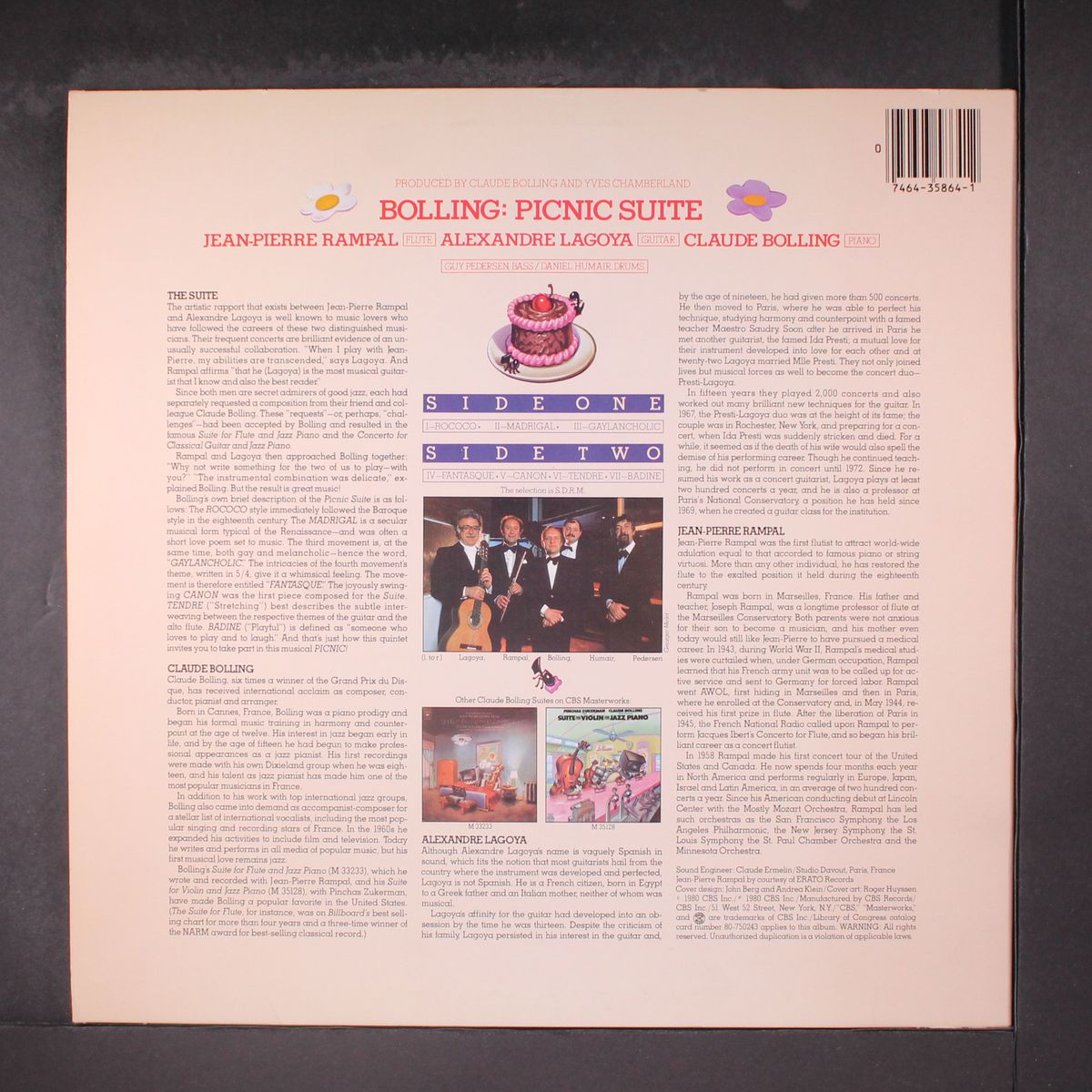 picnic suite by CLAUDE BOLLING