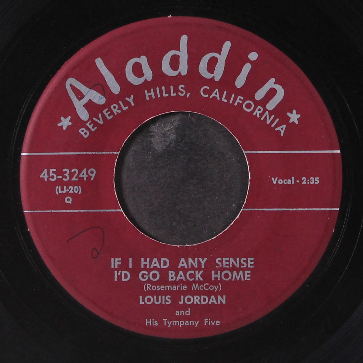 louie's blues / if i had any sense i'd go back home by LOUIS JORDAN