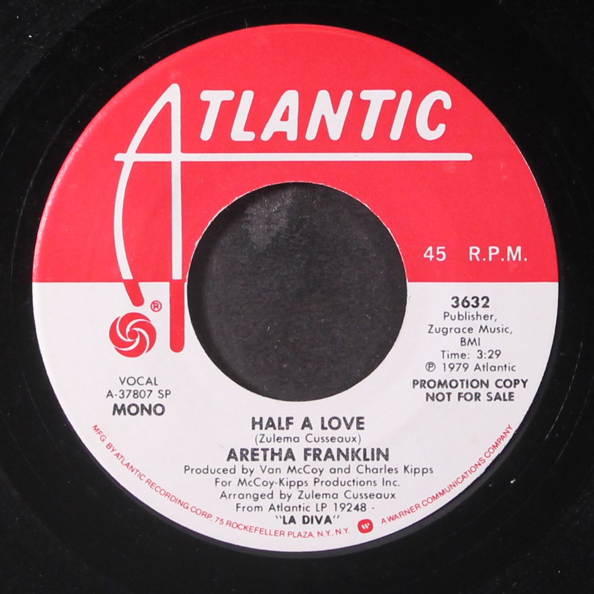 half a love / mono by ARETHA FRANKLIN