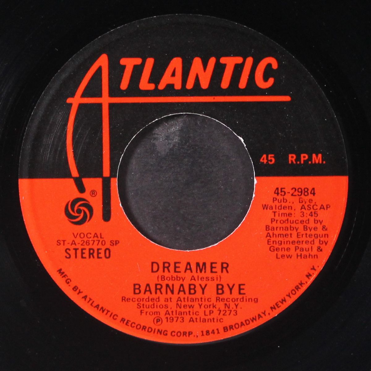 dreamer / i think i'm gonna like it by BARNABY BYE