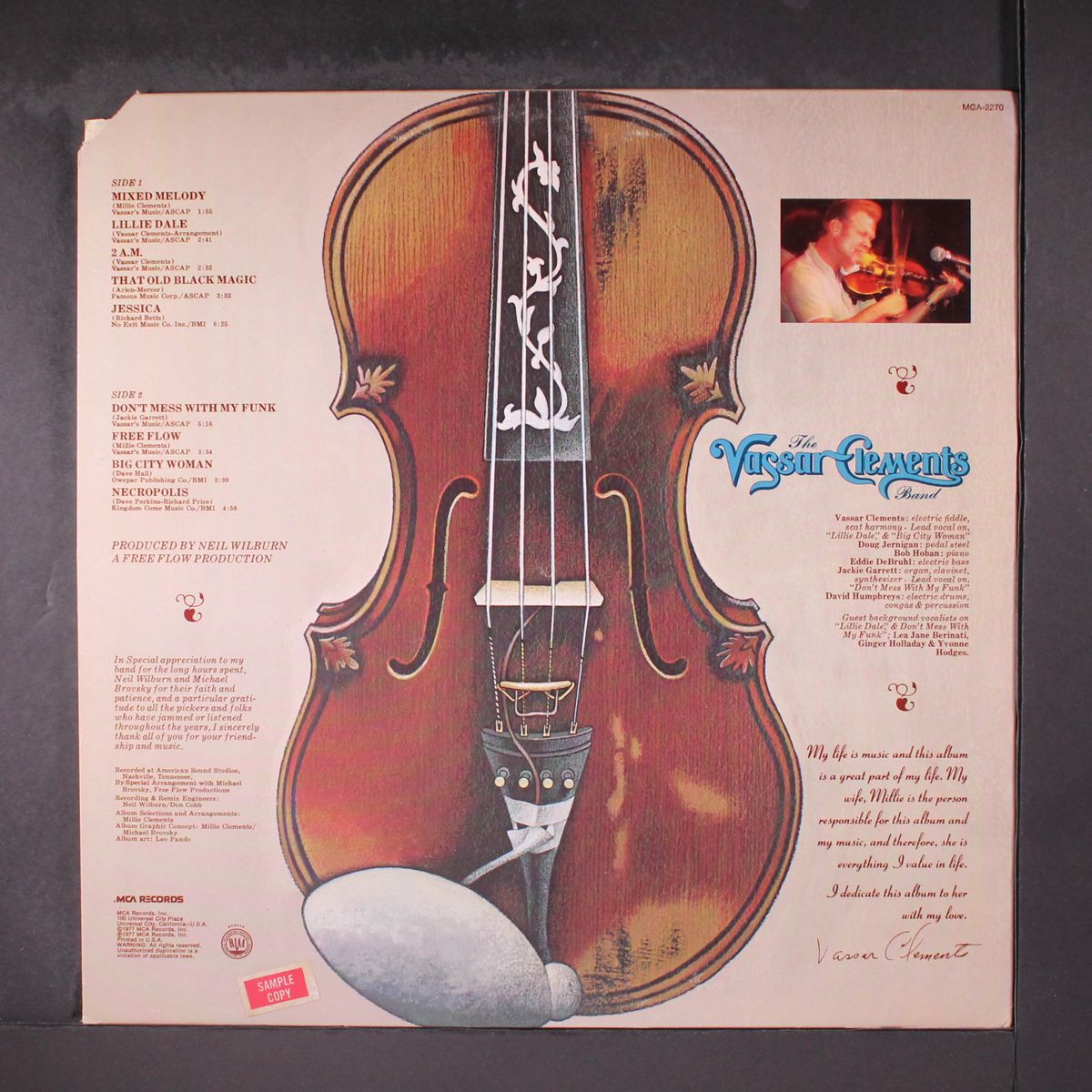 the vassar clements band by VASSAR CLEMENTS