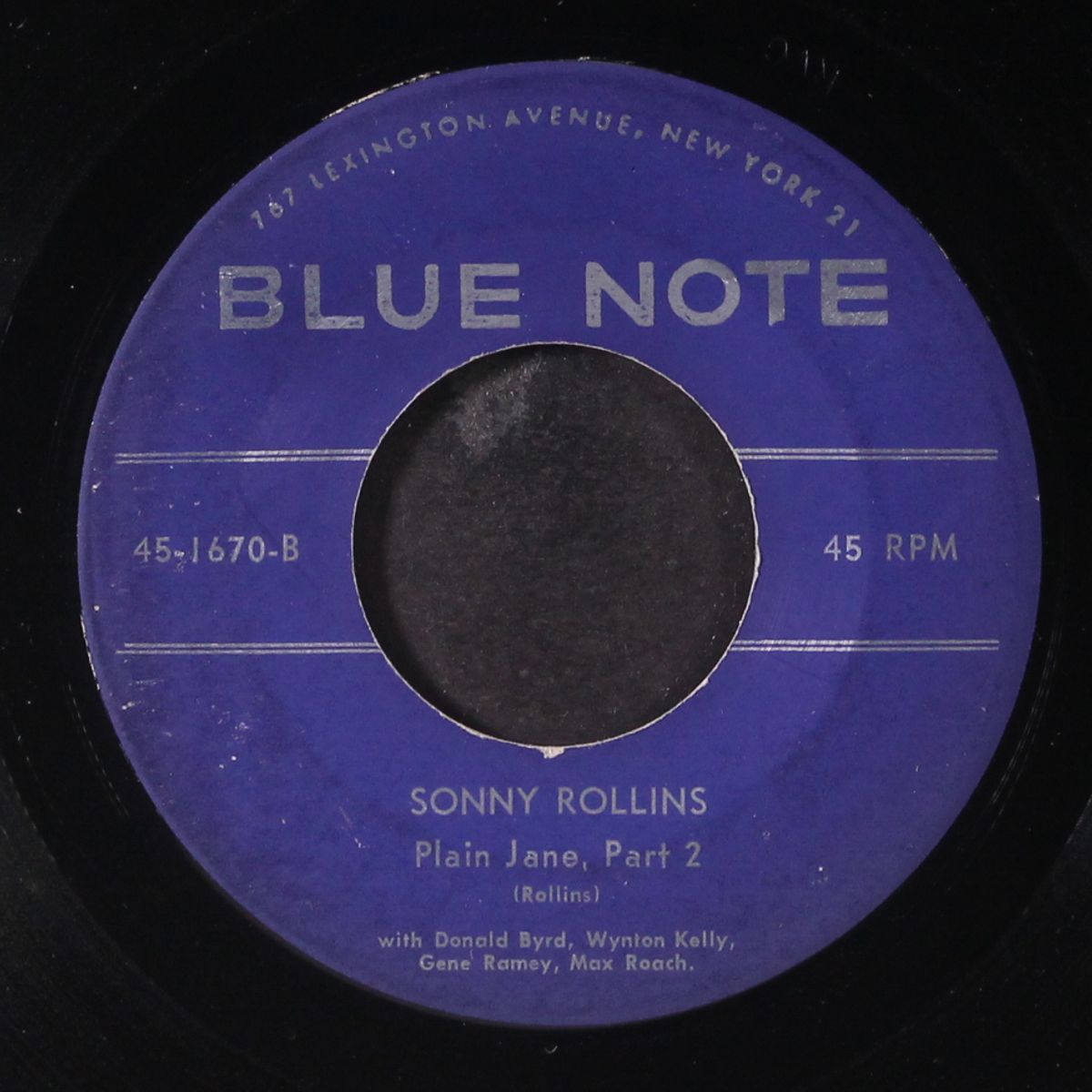 plain jane / part 2 by SONNY ROLLINS