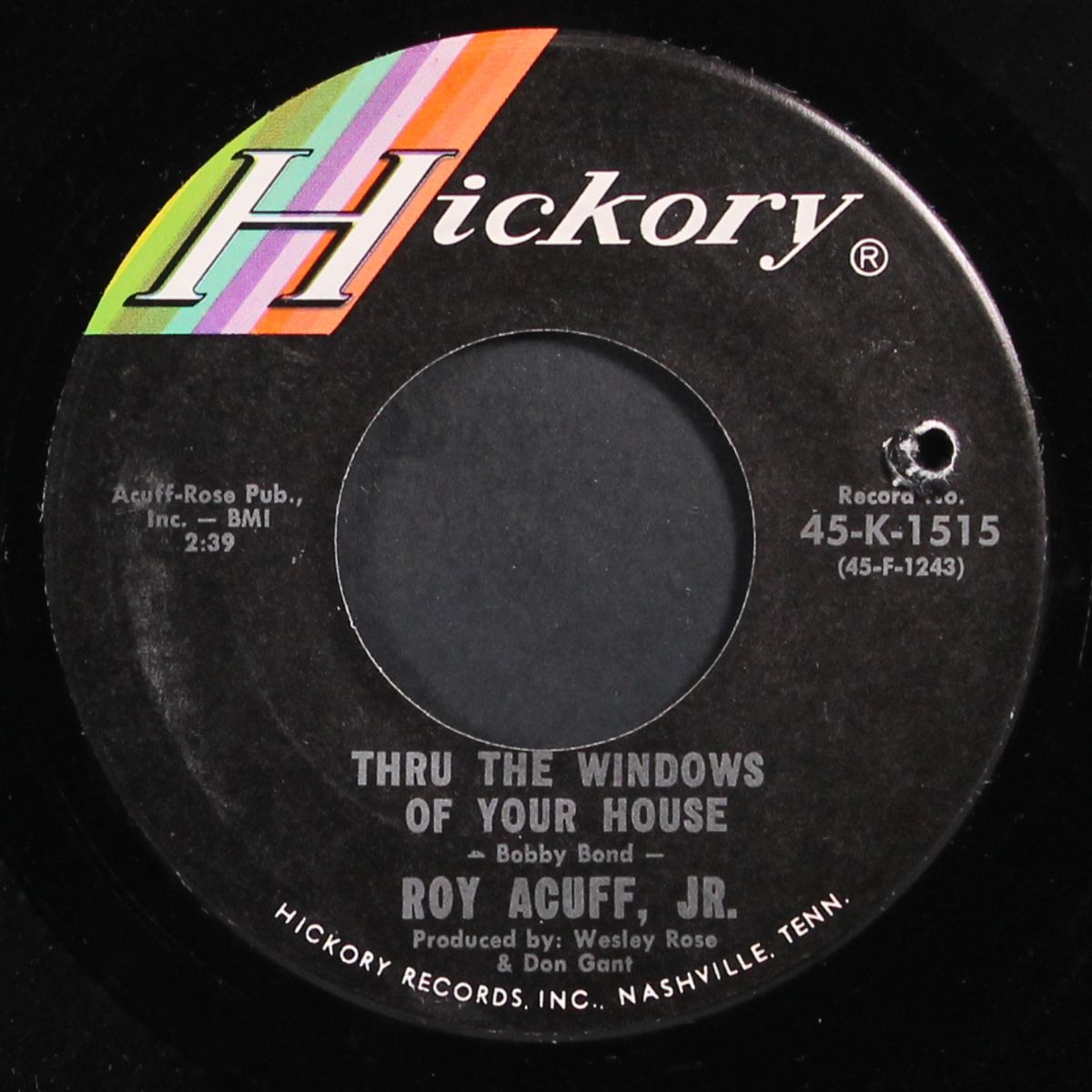 blue train / thru the windows of your house by ROY ACUFF JR.