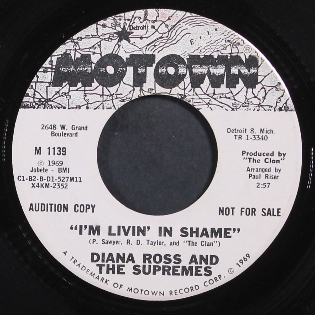 i'm livin' in shame / same by DIANA ROSS & SUPREMES