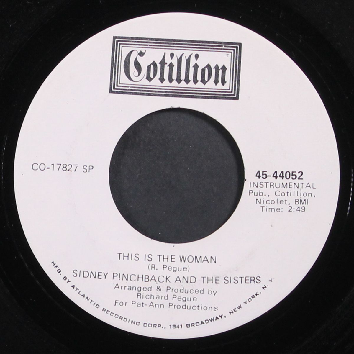 this is the woman i love / this is the woman by LUCKY CORDELL / SIDNEY PINCHBACK
