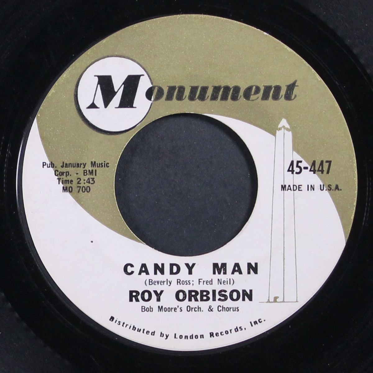 crying / candy man by ROY ORBISON