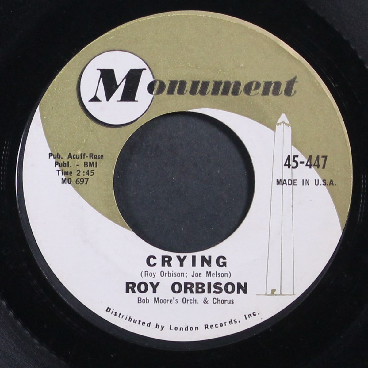 crying / candy man by ROY ORBISON