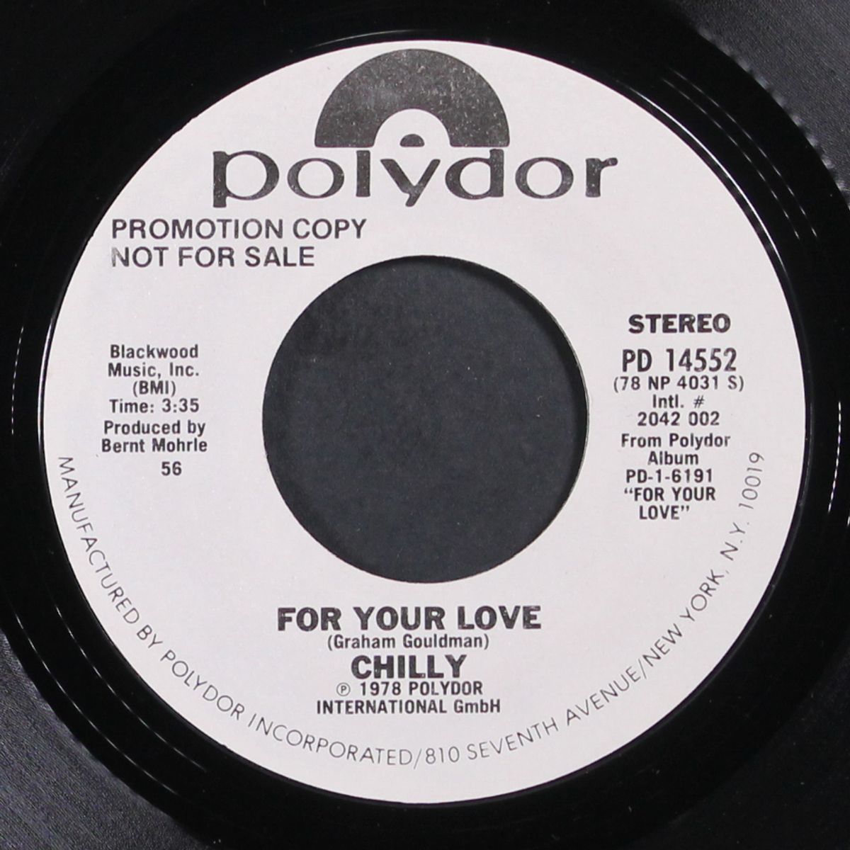for your love / same by CHILLY