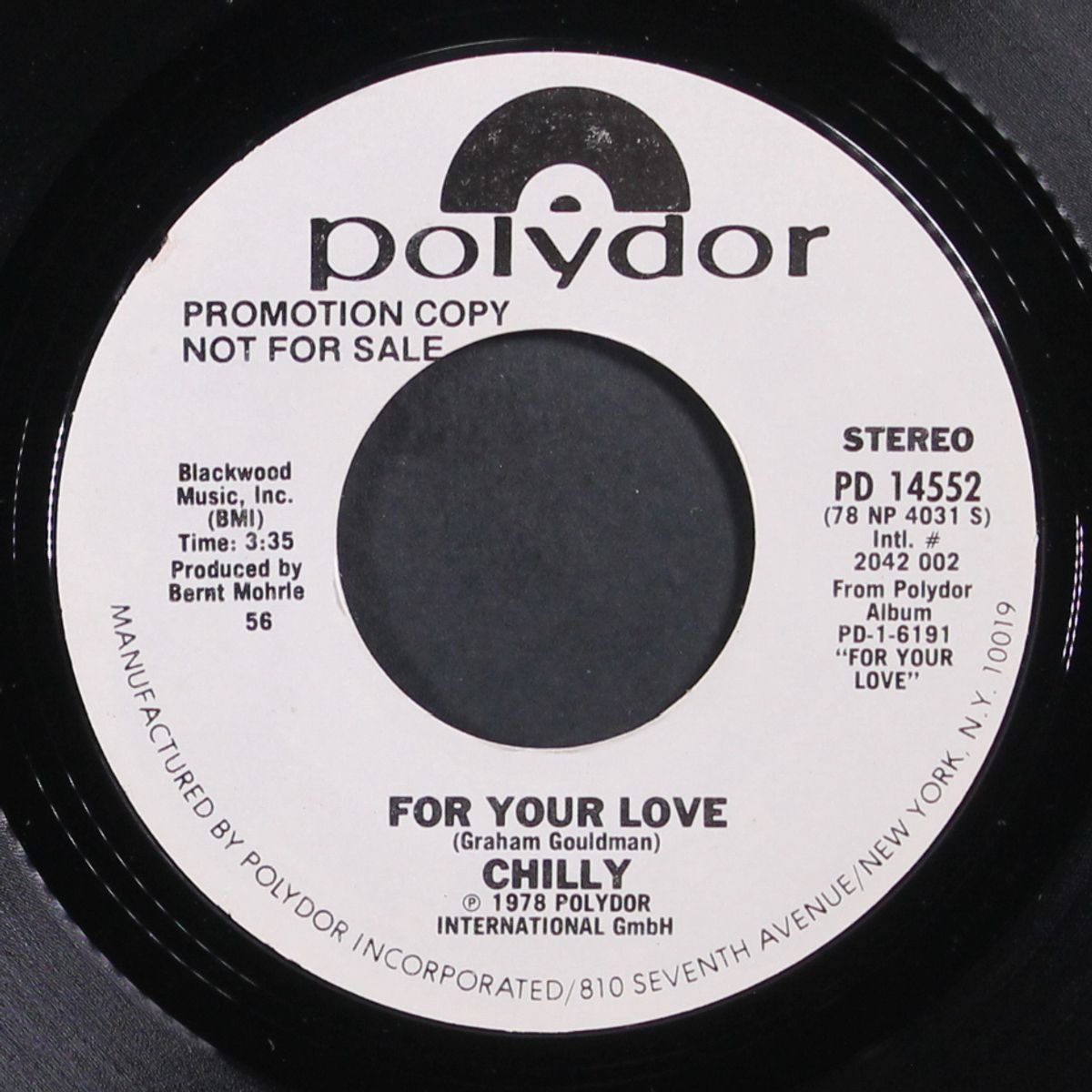 for your love / same by CHILLY