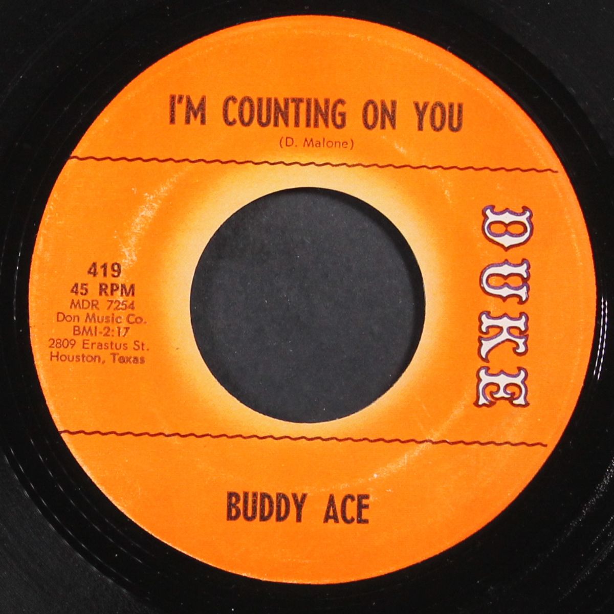 i'm counting on you / something for these blues by BUDDY ACE