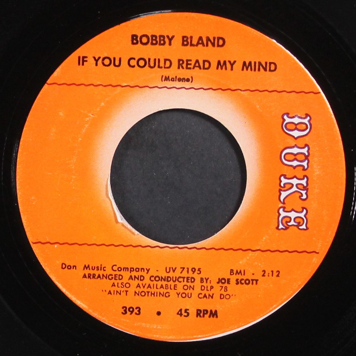 i'm too far gone / if you could read my mind by BOBBY BLAND