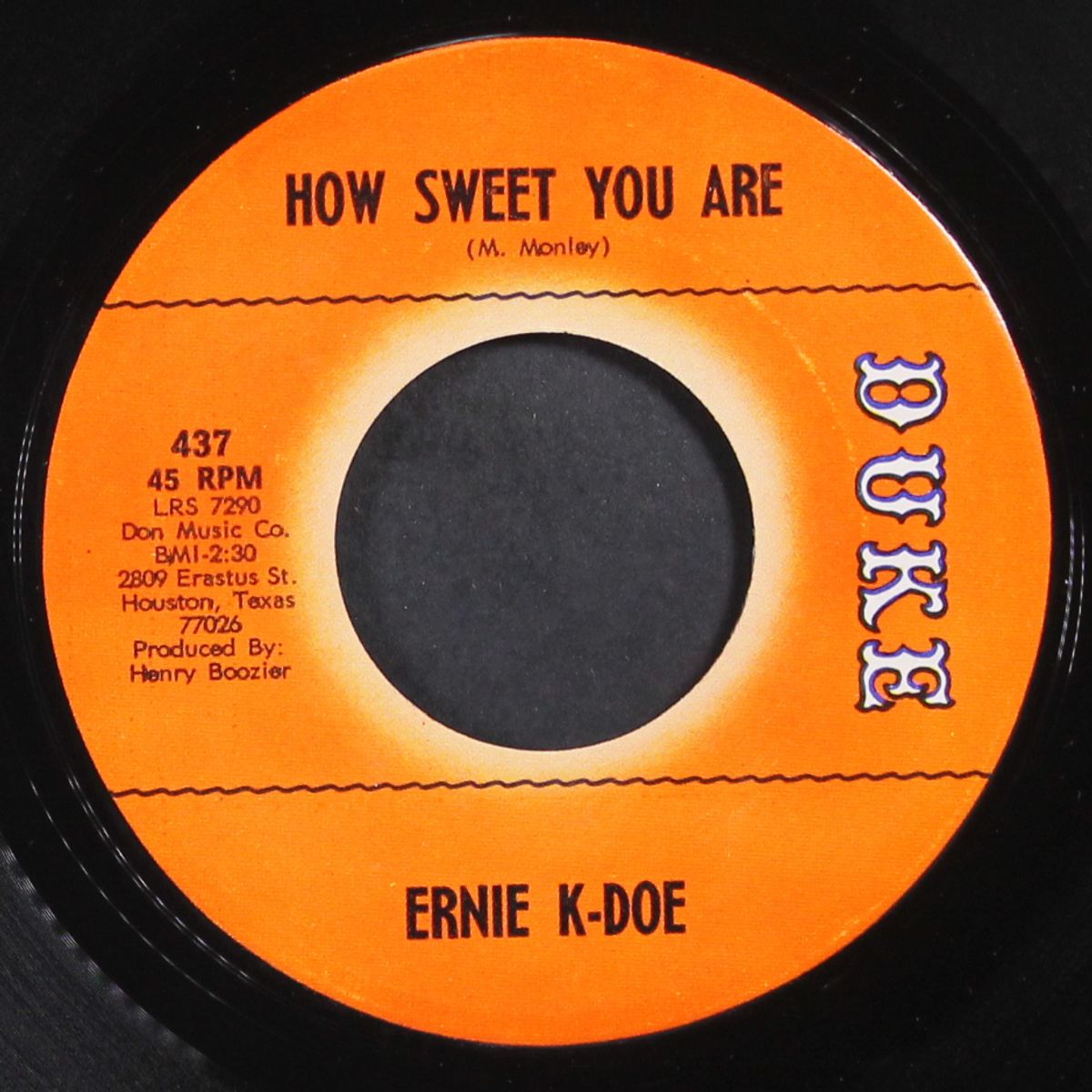 gotta pack my bag / how sweet you are by ERNIE K-DOE