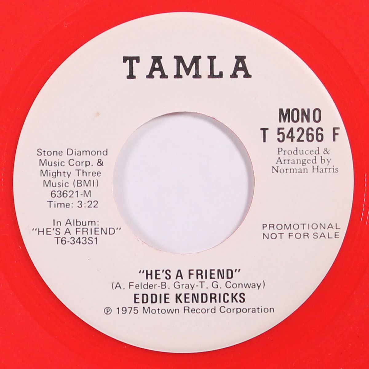 he's a friend / mono by EDDIE KENDRICKS