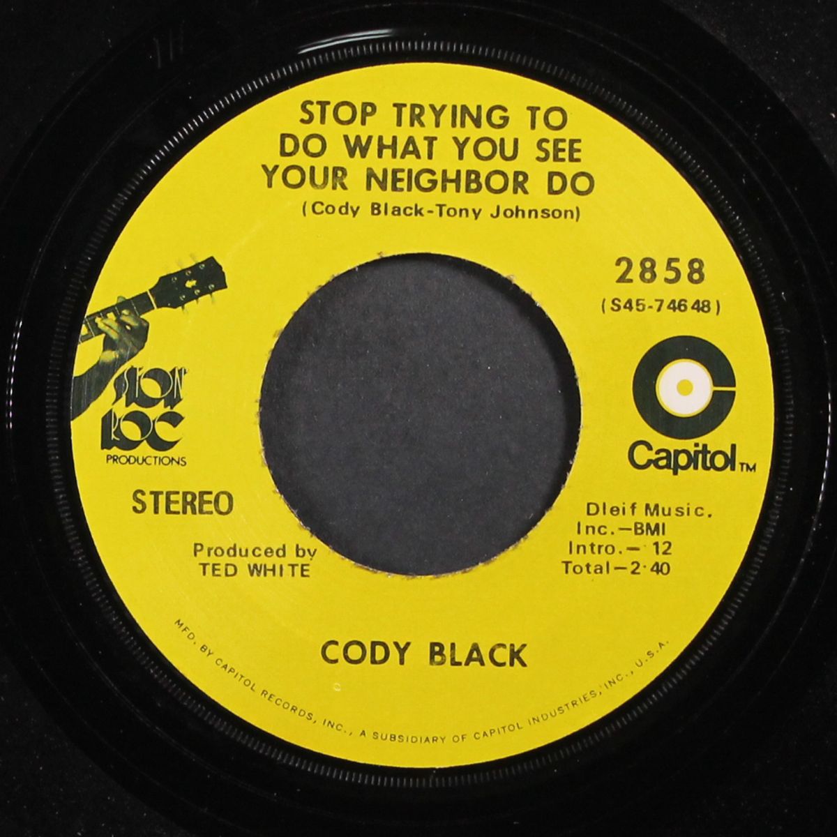 stop trying to do what you see your neighbor do by CODY BLACK