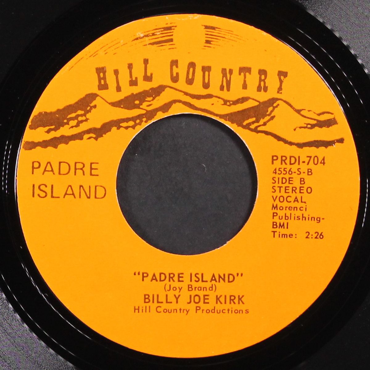 padre island / austin's where i'm from by BILLY JOE KIRK
