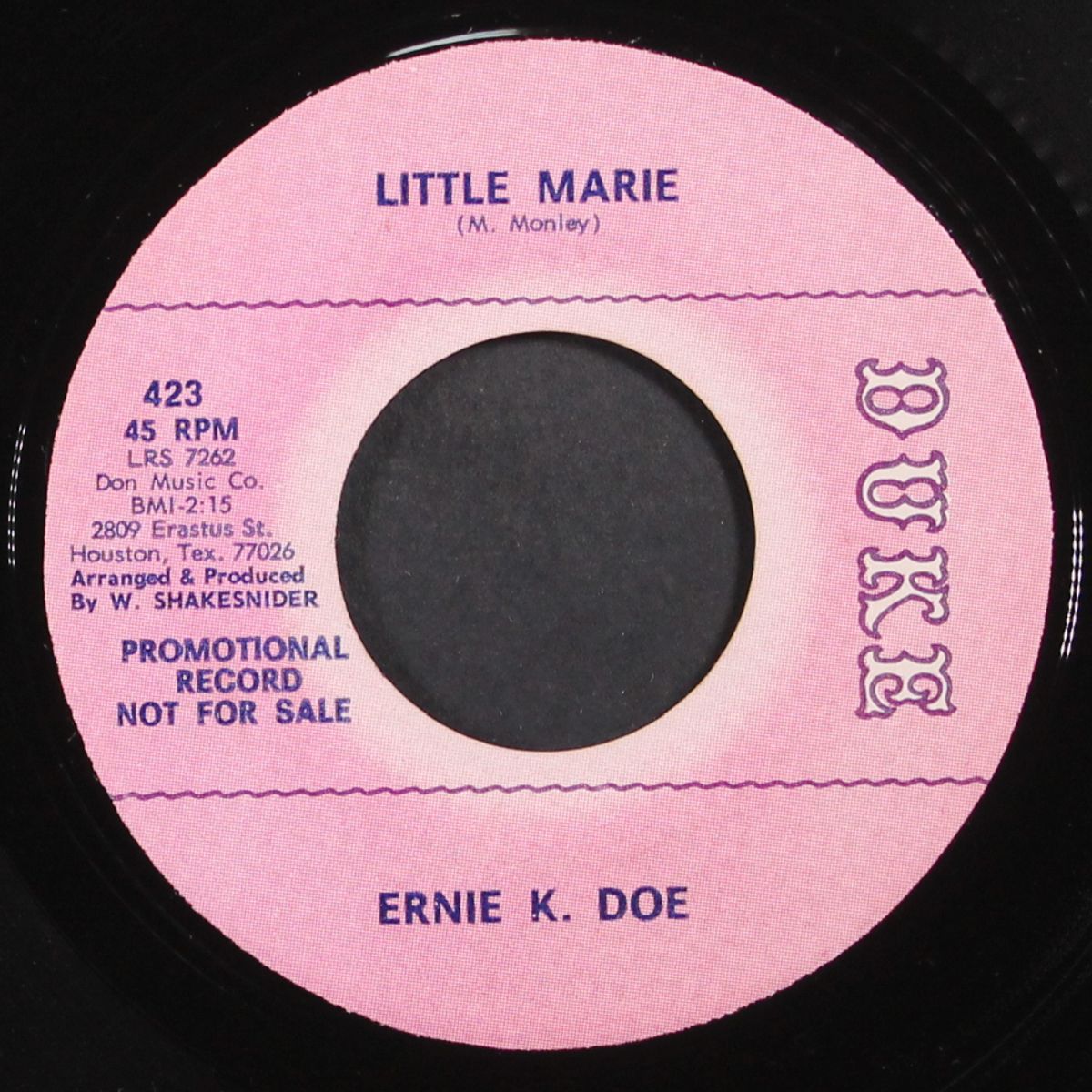 until the real thing comes along / little marie by ERNIE K. DOE