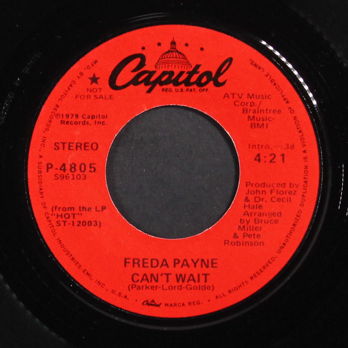 can't wait / mono by FREDA PAYNE
