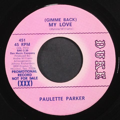 PAULETTE PARKER