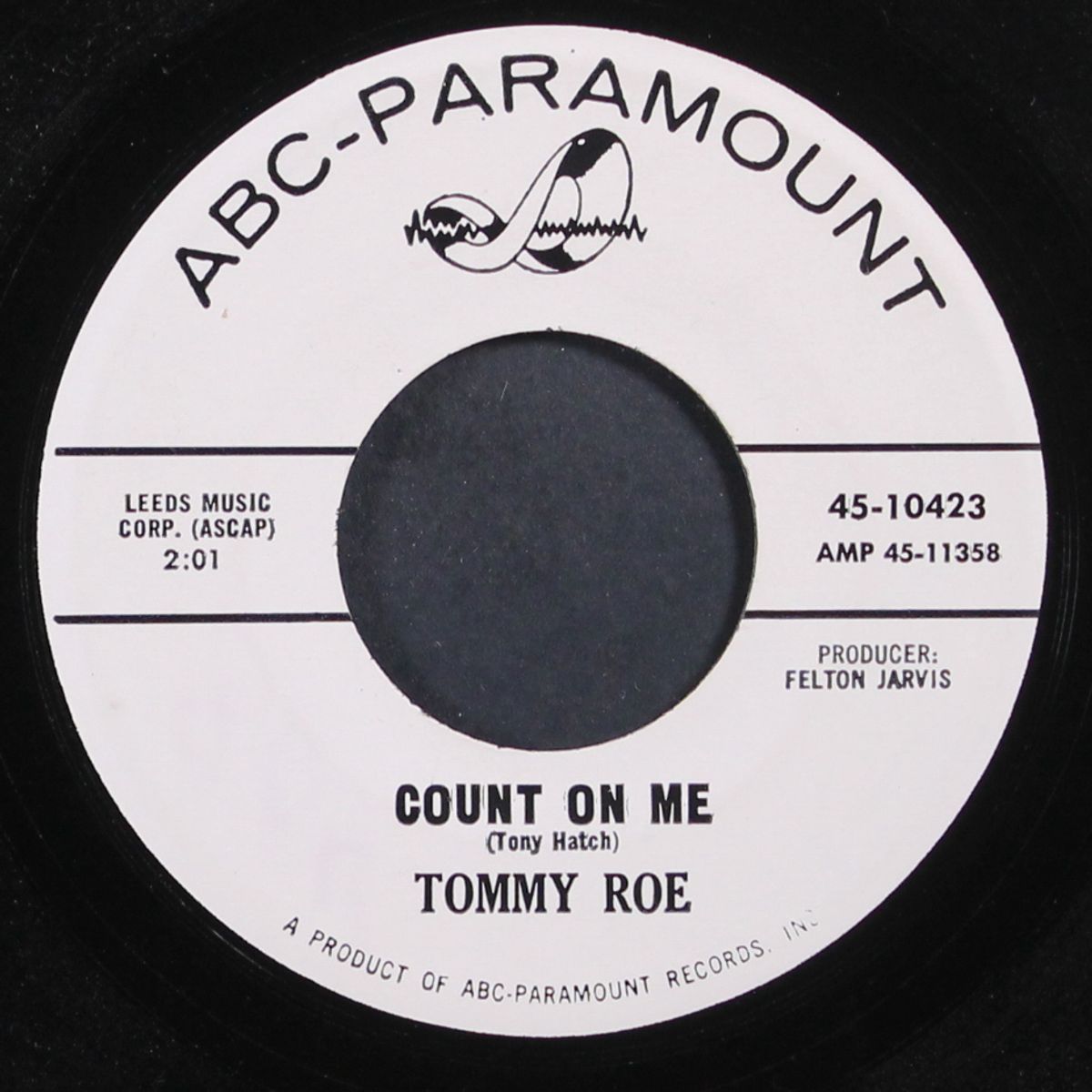 the folk singer / count on me by TOMMY ROE