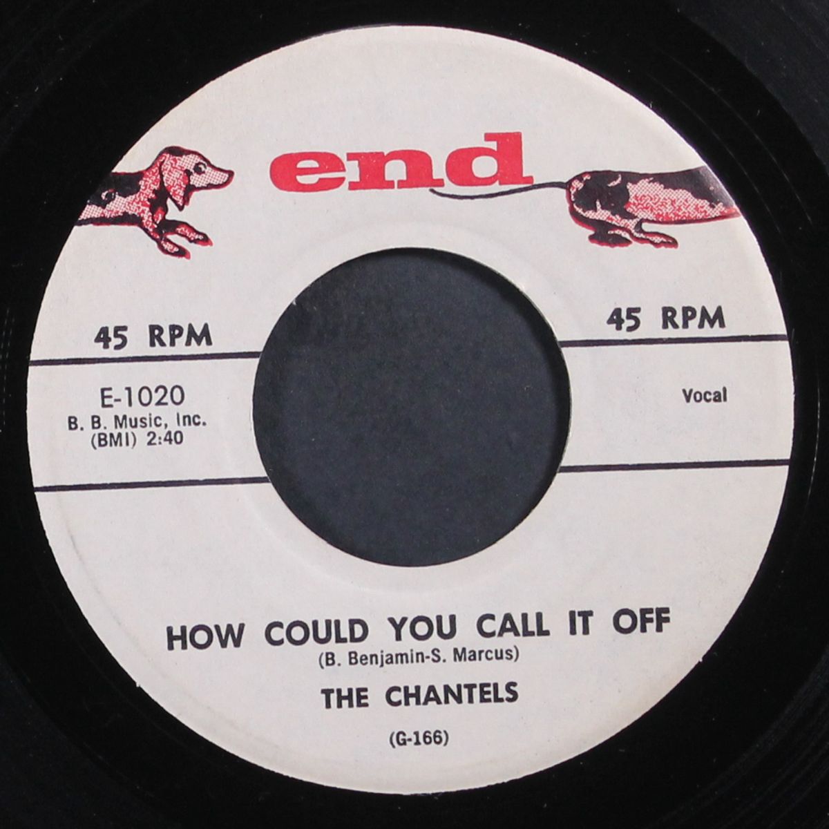 i love you so / how could you call it off by CHANTELS