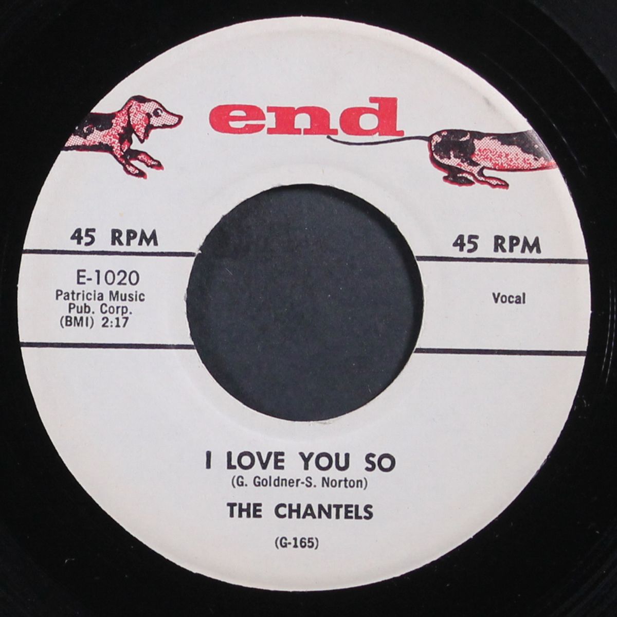i love you so / how could you call it off by CHANTELS