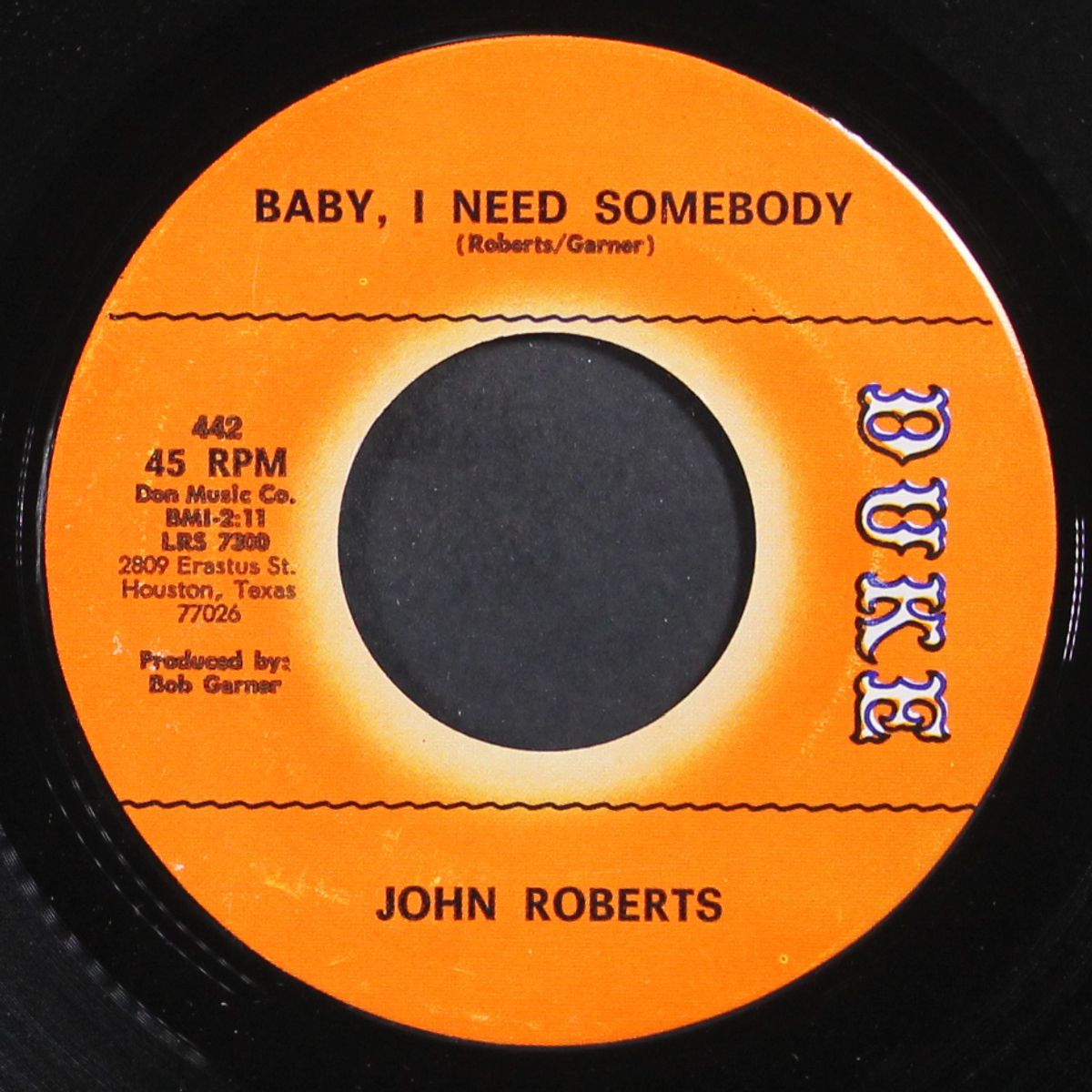 it's all over / baby, i need someone by JOHN ROBERTS