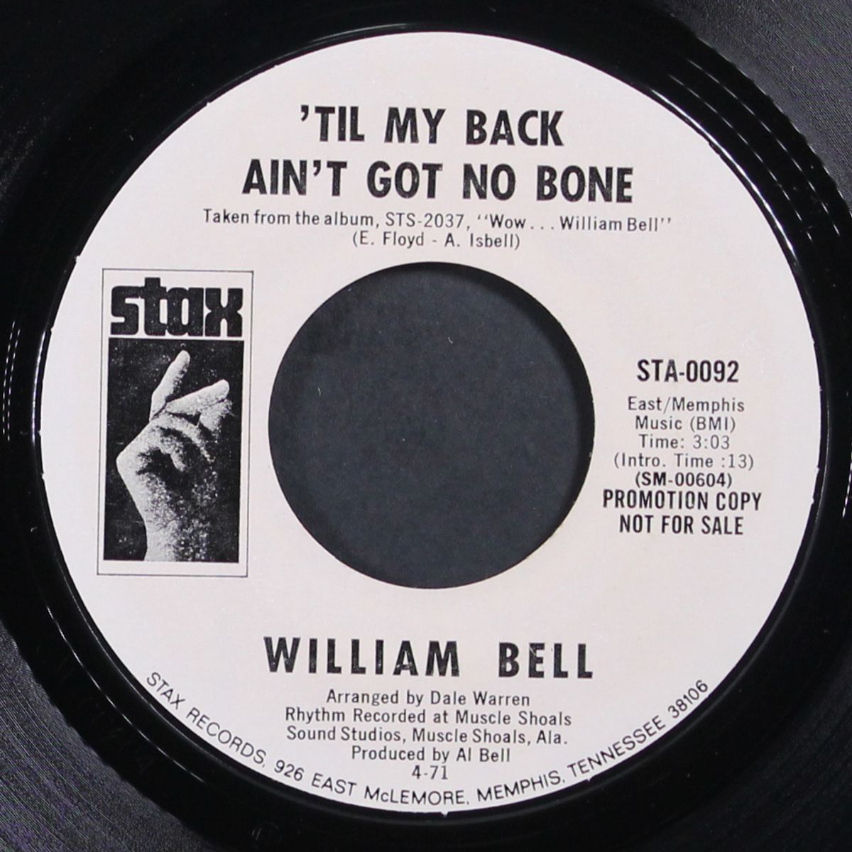 a penny for your thoughts / 'til my back ain't got no bone by WILLIAM BELL