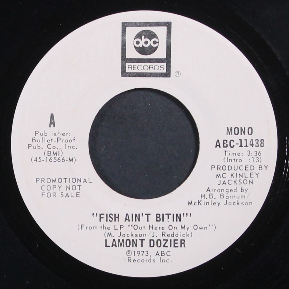 fish ain't bitin' / mono by LAMONT DOZIER