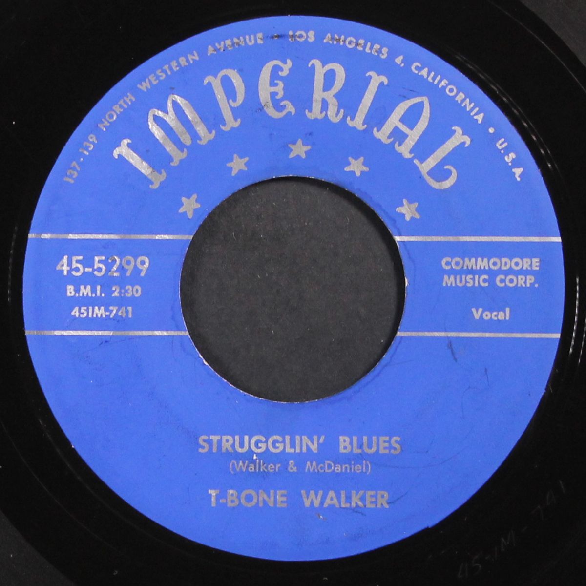teen age baby / strugglin' blues by T-BONE WALKER
