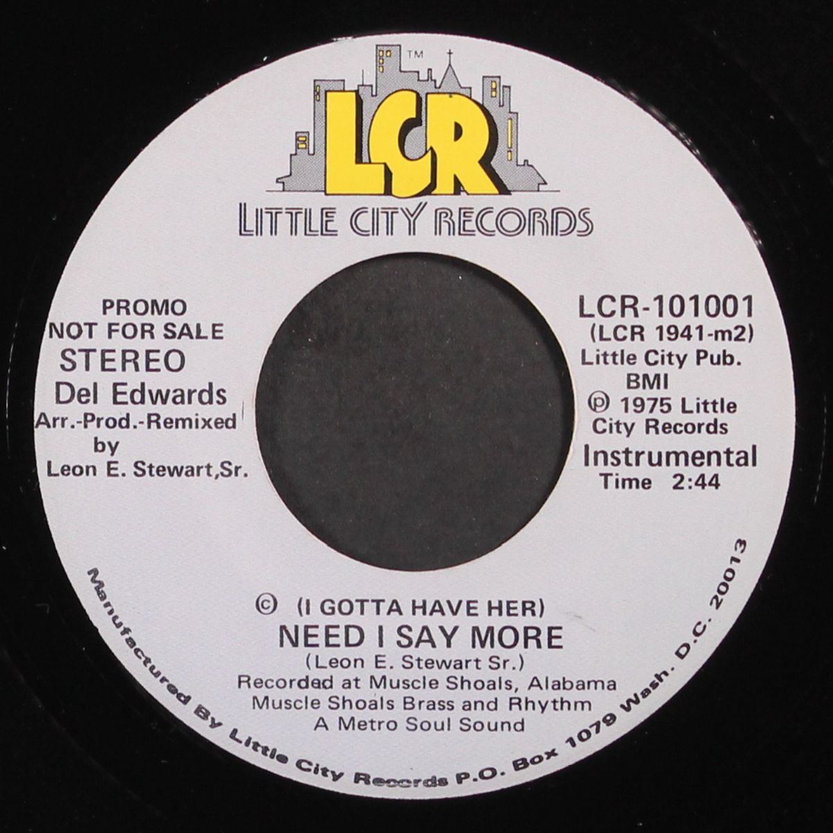 need i say more / instrumental by DEL EDWARDS