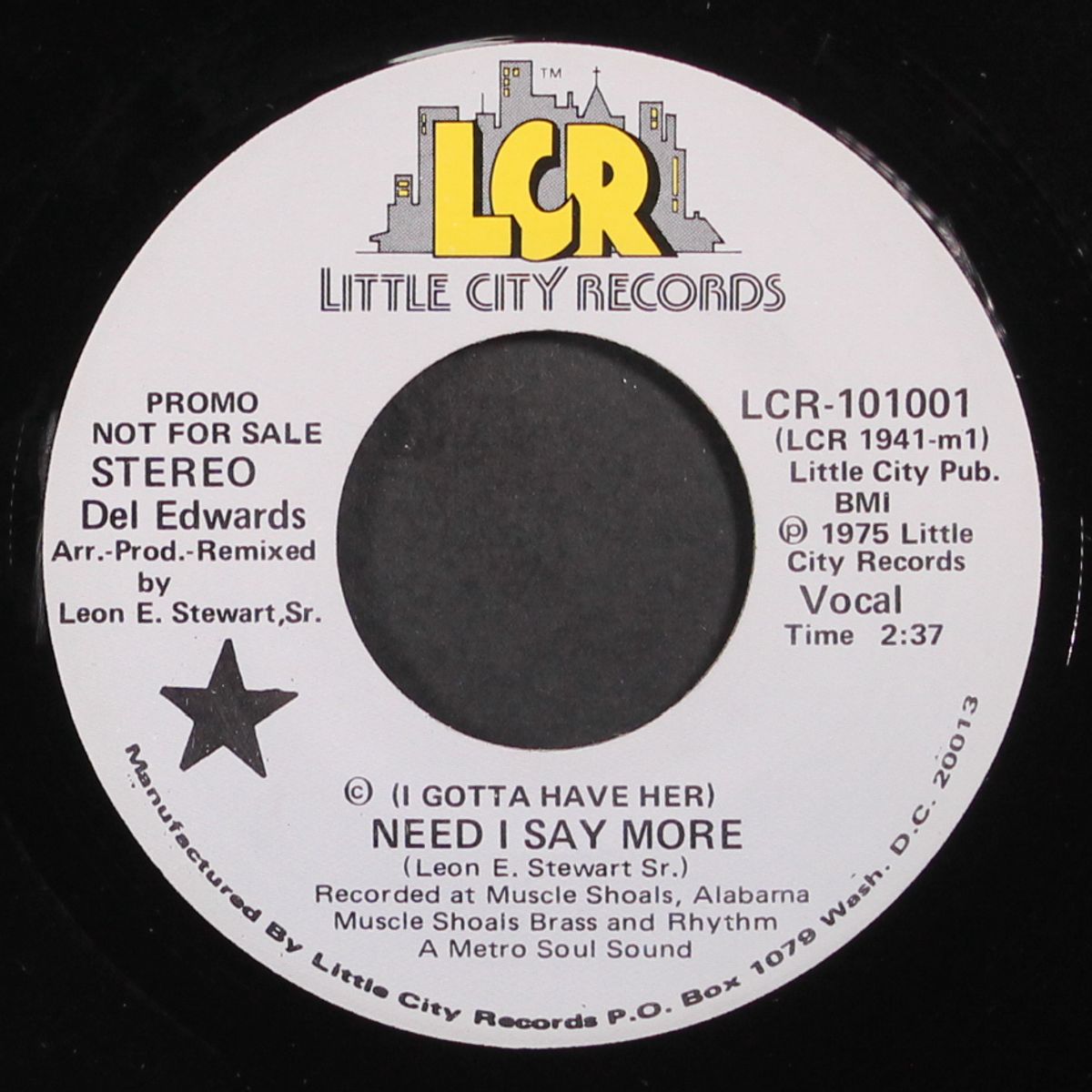 need i say more / instrumental by DEL EDWARDS