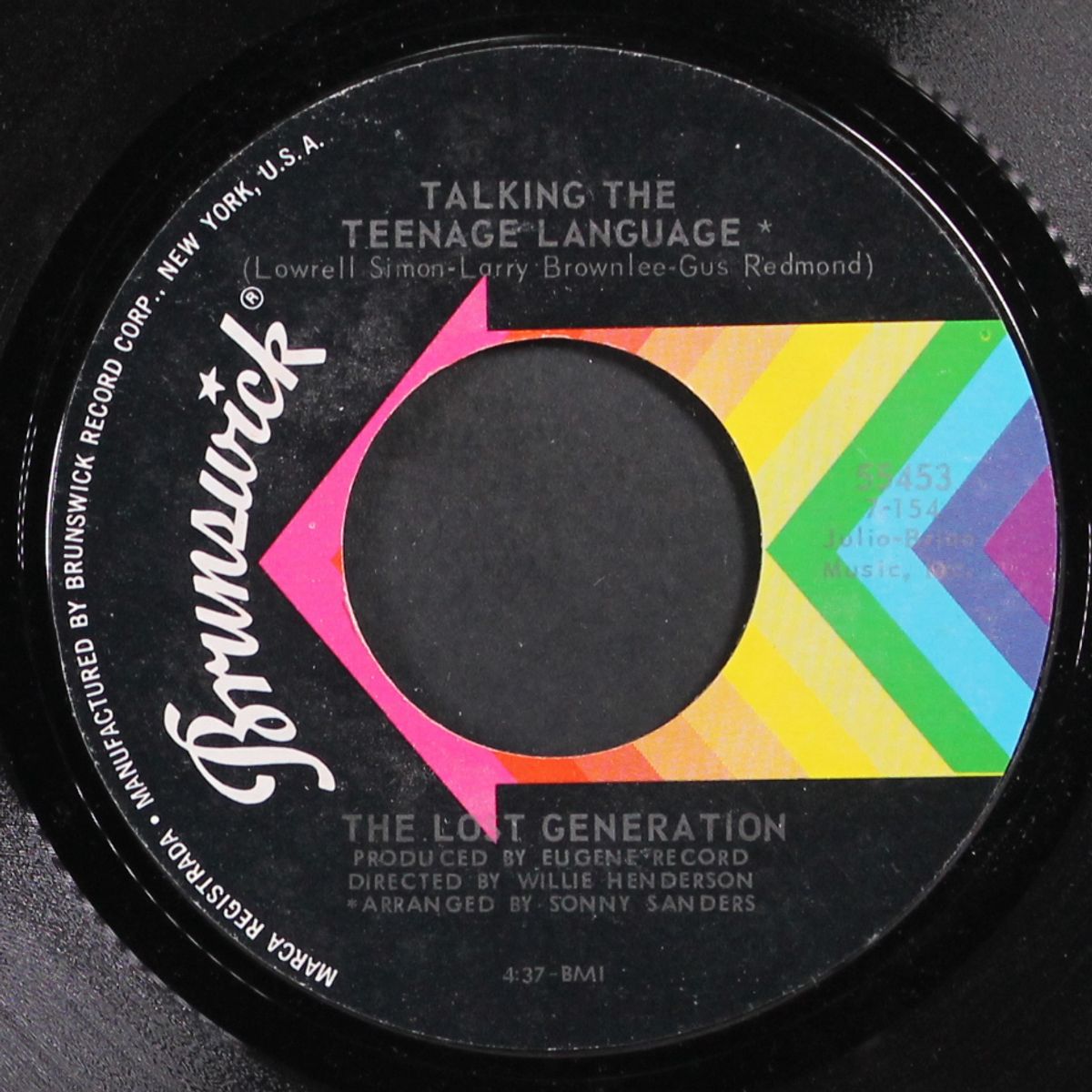talking the teenage language / you're so young but you're so true by LOST GENERATION