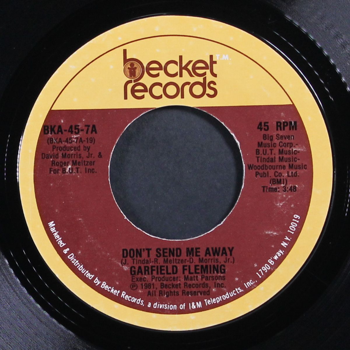 don't send me away / same by GARFIELD FLEMING