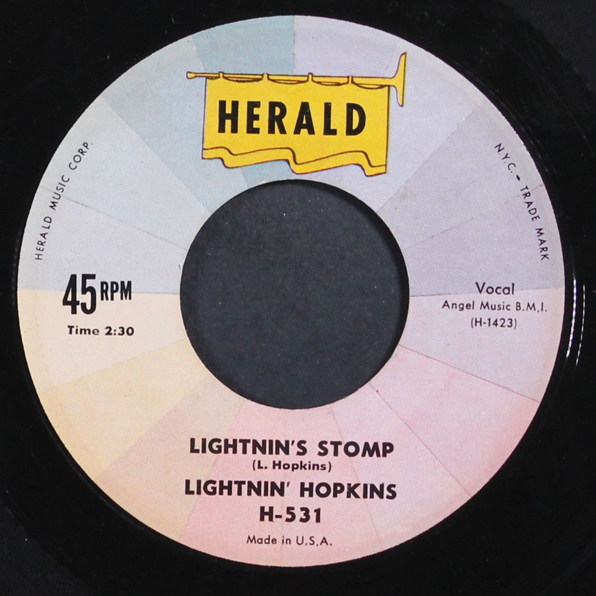 lightnin's stomp / hear me talkin' by LIGHTNIN' HOPKINS