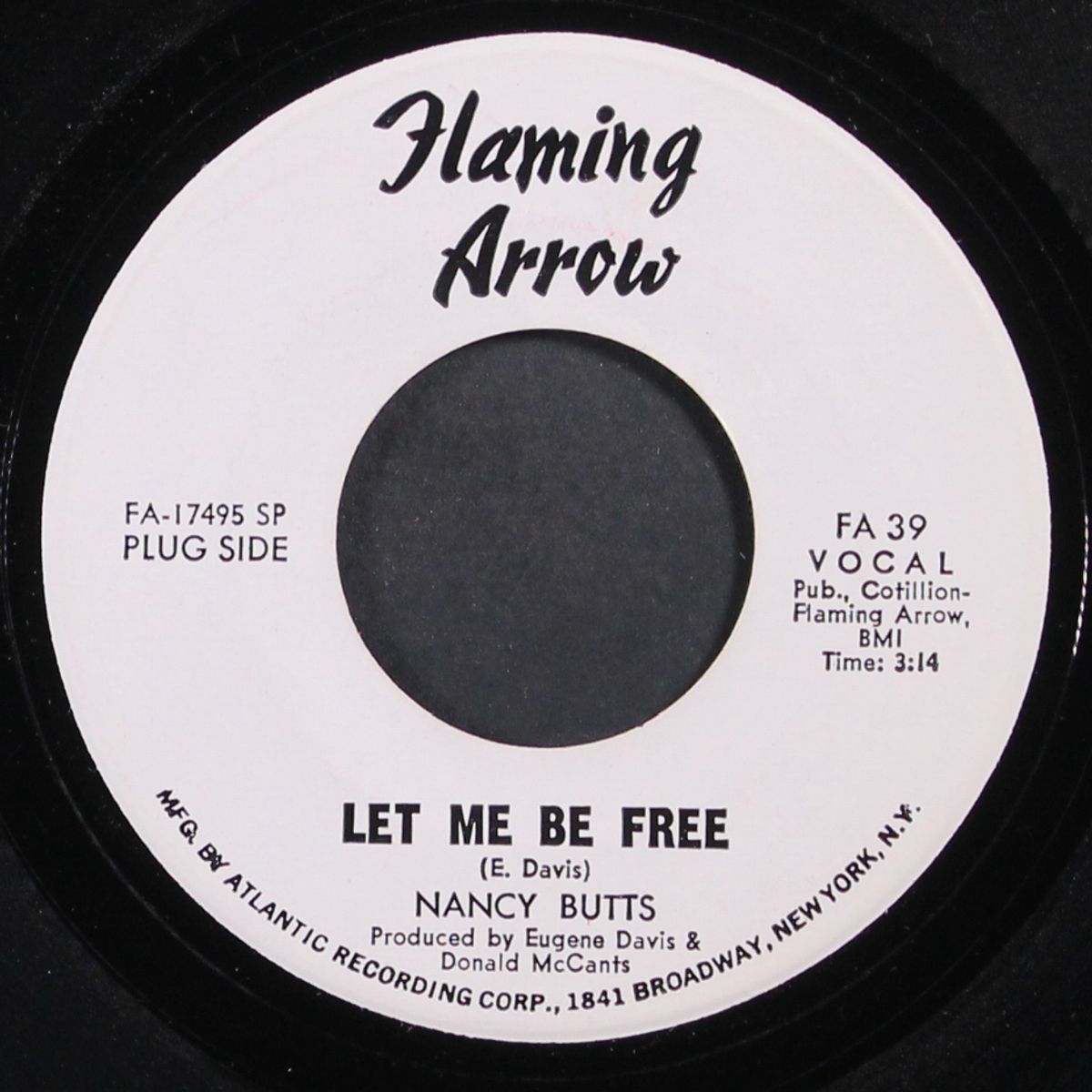 let me be free / please please tell me baby by NANCY BUTTS