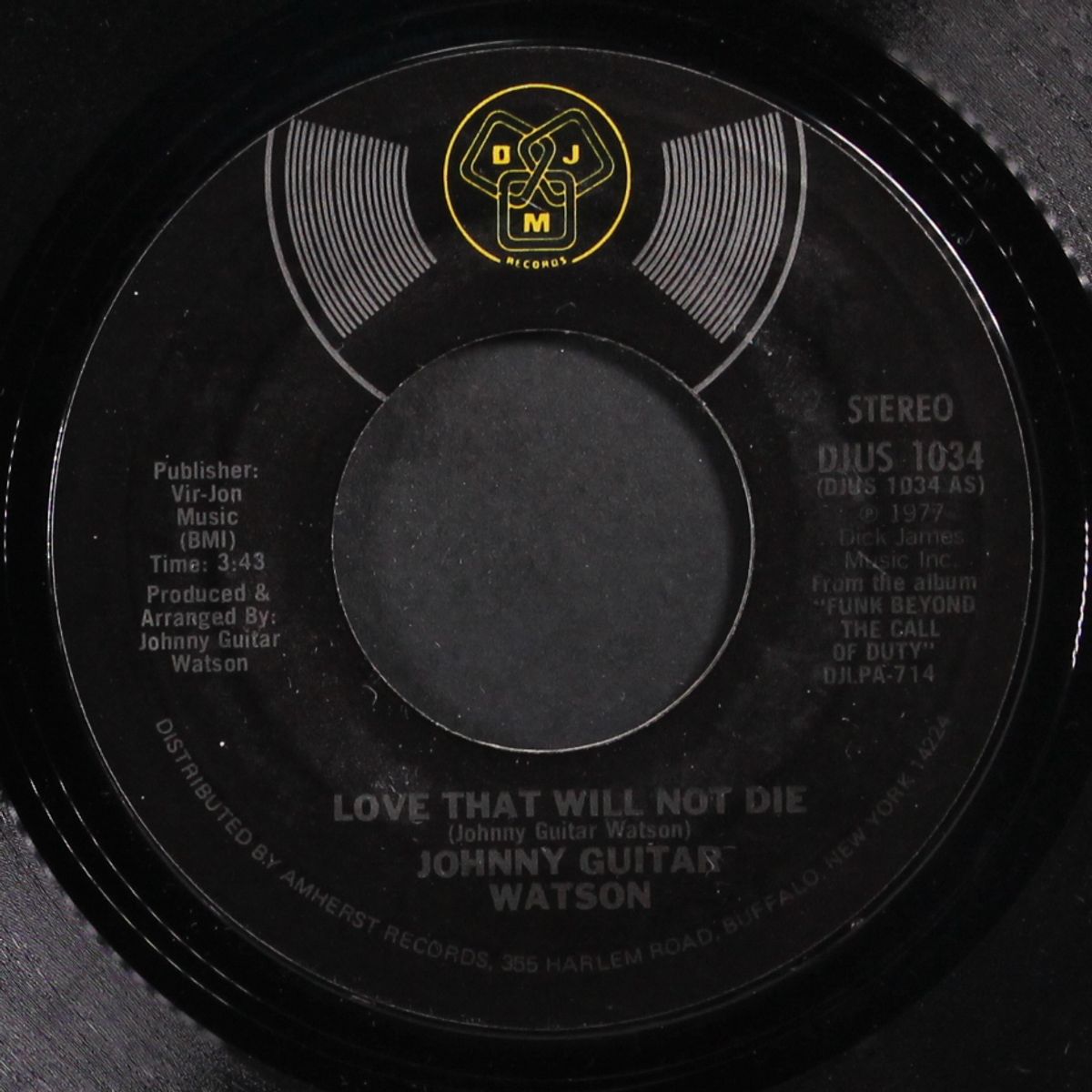 it's a damn shame / love that will not die by JOHNNY GUITAR WATSON