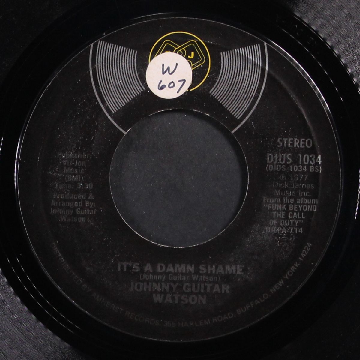 it's a damn shame / love that will not die by JOHNNY GUITAR WATSON
