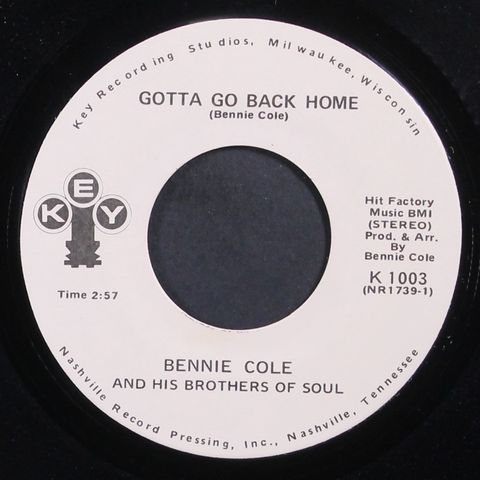 BENNIE COLE & HIS BROTHERS OF SOUL