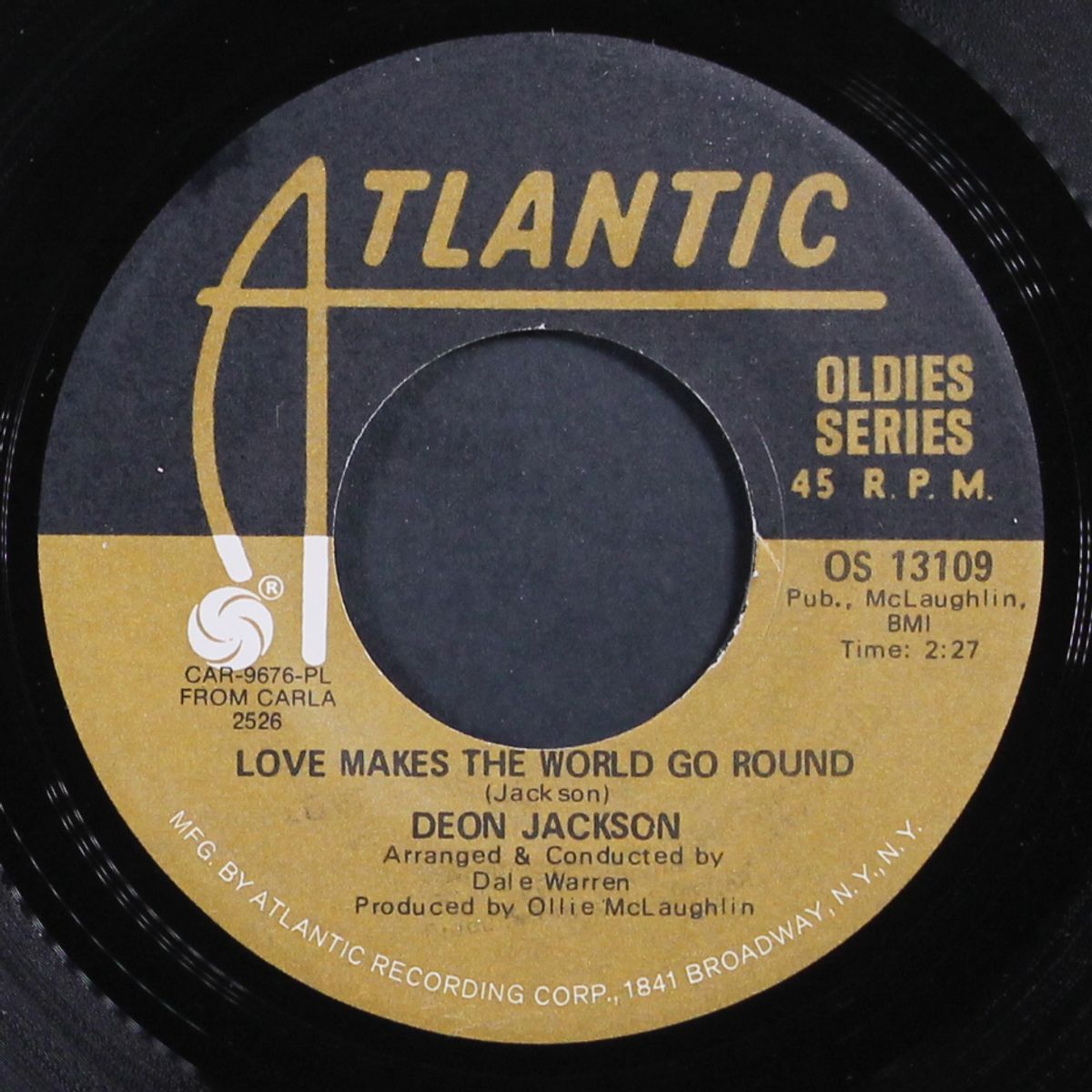 cool jerk / love makes the world go round by CAPITOLS / DEON JACKSON