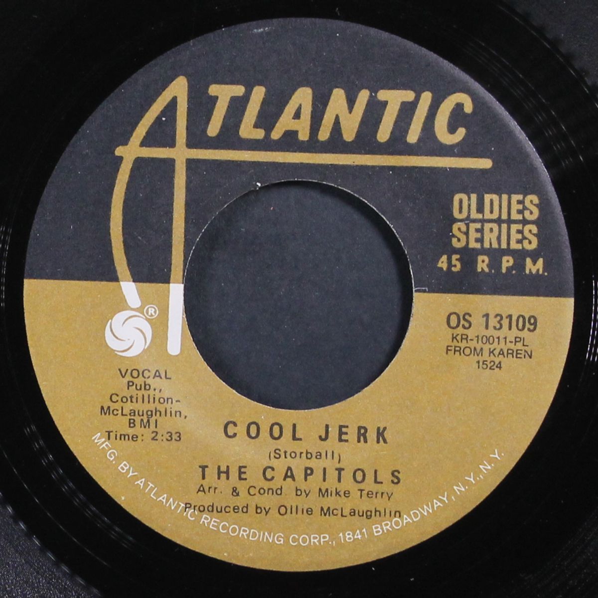 cool jerk / love makes the world go round by CAPITOLS / DEON JACKSON