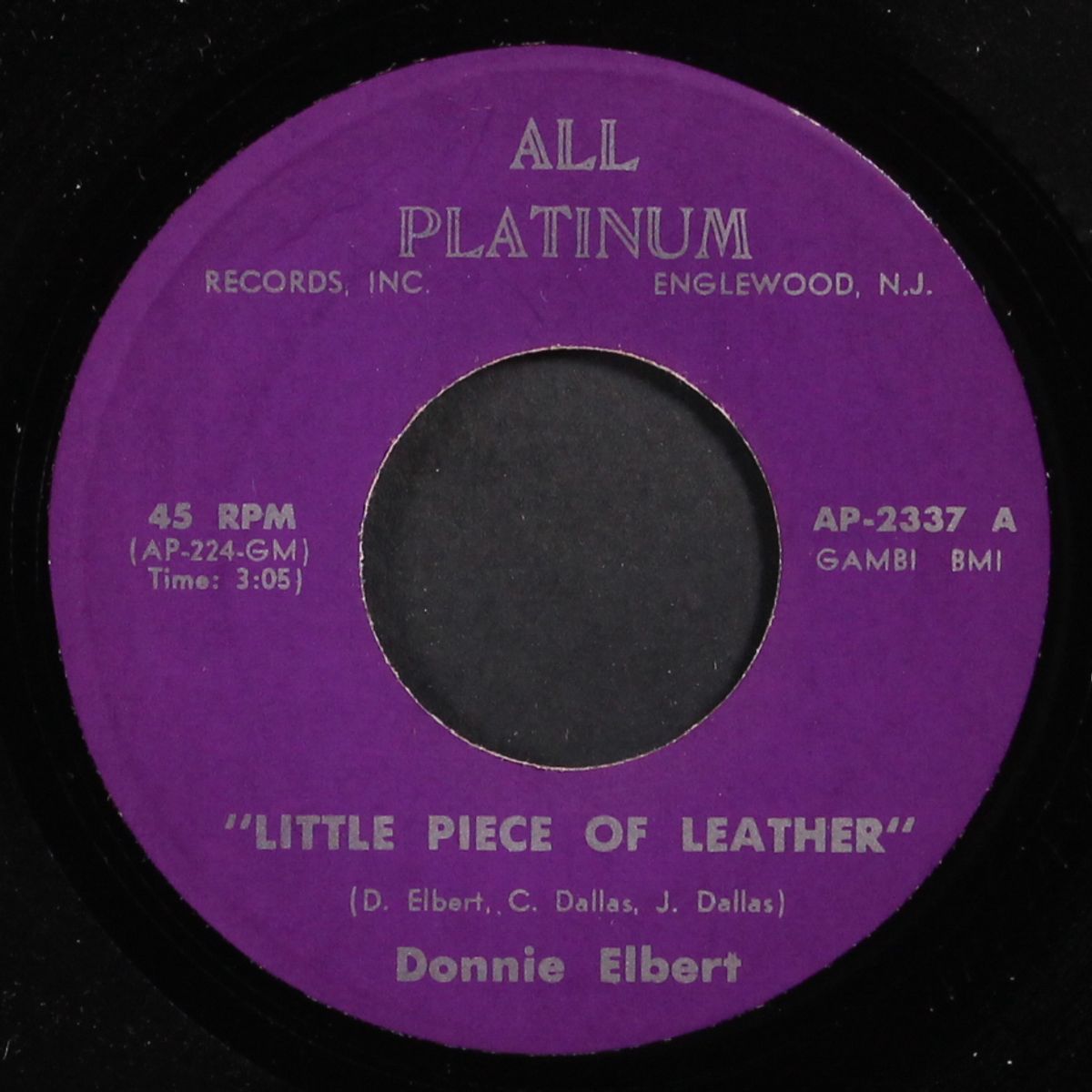 little piece of leather by DONNIE ELBERT