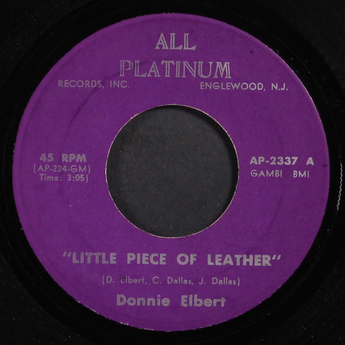 little piece of leather by DONNIE ELBERT