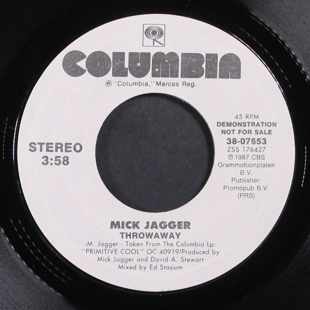 throwaway by MICK JAGGER