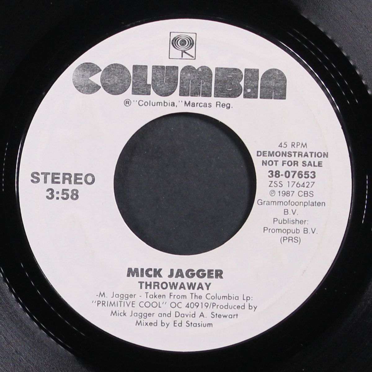 throwaway by MICK JAGGER