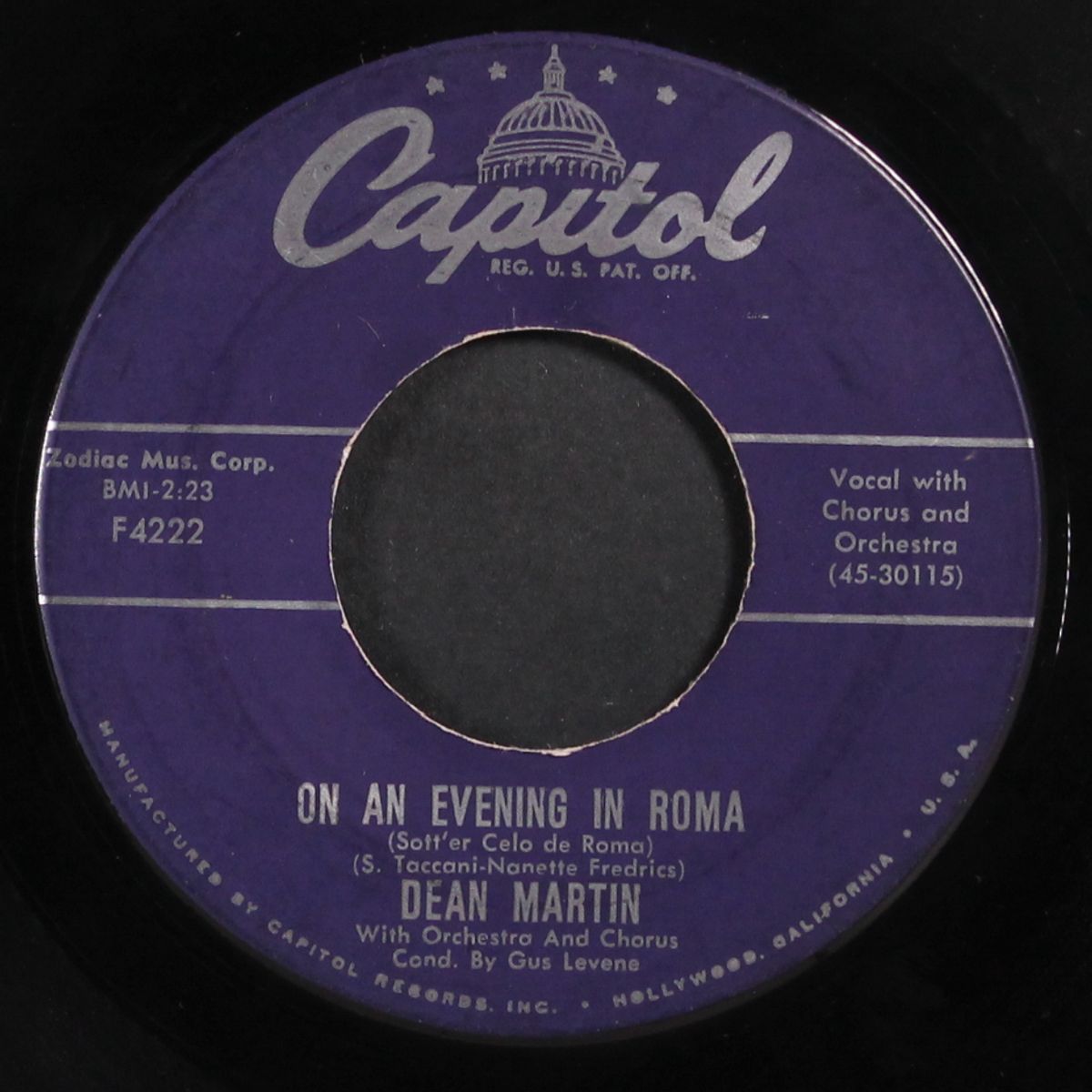 on an evening in roma by DEAN MARTIN