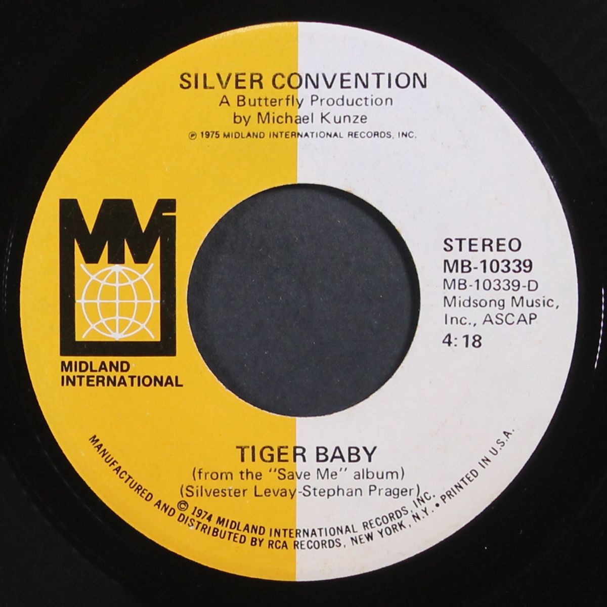 fly, robin, fly / tiger baby by SILVER CONVENTION