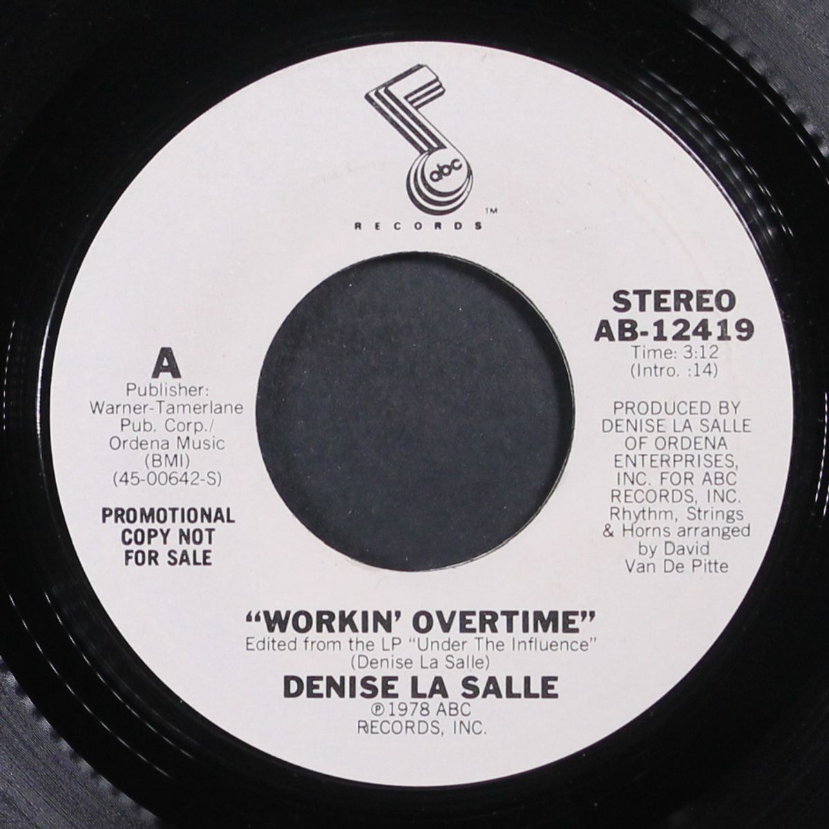 workin' overtime / mono by DENISE LA SALLE